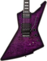 Guitarra electrica metalica Schecter E-1 FR S SE - Trans purple burst