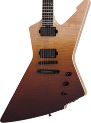 Guitarra electrica metalica Schecter E-1 SLS Elite - Antique fade burst