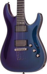 Guitarra eléctrica con forma de str. Schecter Hellraiser Hybrid C-1 - Ultra violet