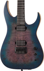 Guitarra eléctrica de doble corte Schecter Keith Merrow KM-6 MK-III Artist - Blue crimson 