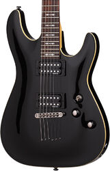 Guitarra eléctrica con forma de str. Schecter Omen-6 - Black