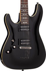 Guitarra electrica para zurdos Schecter Omen-6 LH - Gloss black