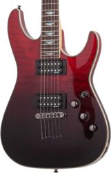 Guitarra eléctrica con forma de str. Schecter Omen Extreme-6 - Blood Burst