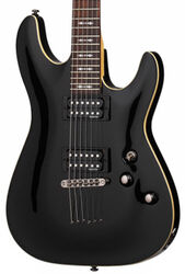 Guitarra eléctrica con forma de str. Schecter Omen Extreme-6 - See-thru black