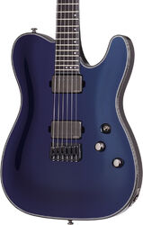 Guitarra eléctrica con forma de tel Schecter Hellraiser Hybrid PT - Ultraviolet