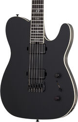 Guitarra eléctrica con forma de tel Schecter PT SLS Elite Evil Twin - Satin black