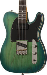 Guitarra eléctrica con forma de tel Schecter PT Special - Aqua burst pearl