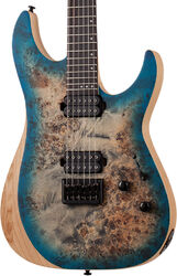 Guitarra eléctrica con forma de str. Schecter Reaper-6 - Satin sky burst