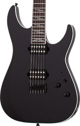 Guitarra eléctrica con forma de str. Schecter Reaper-6 Custom - Black