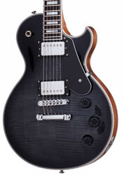 Guitarra eléctrica de corte único. Schecter Solo-II Custom - Trans black burst