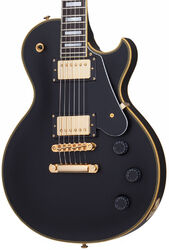 Guitarra eléctrica de corte único. Schecter Solo-II Custom - Aged black satin