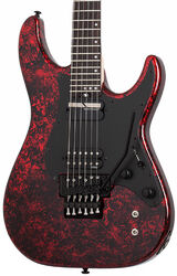 Guitarra electrica metalica Schecter Sun Valley Super Shredder FR S - Red reign