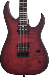 Guitarra electrica metalica Schecter Sunset-6 Extreme - Scarlet burst