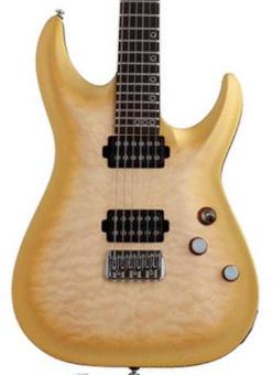 Guitarra eléctrica con forma de str. Schecter Omen Extreme II - Gold Rush