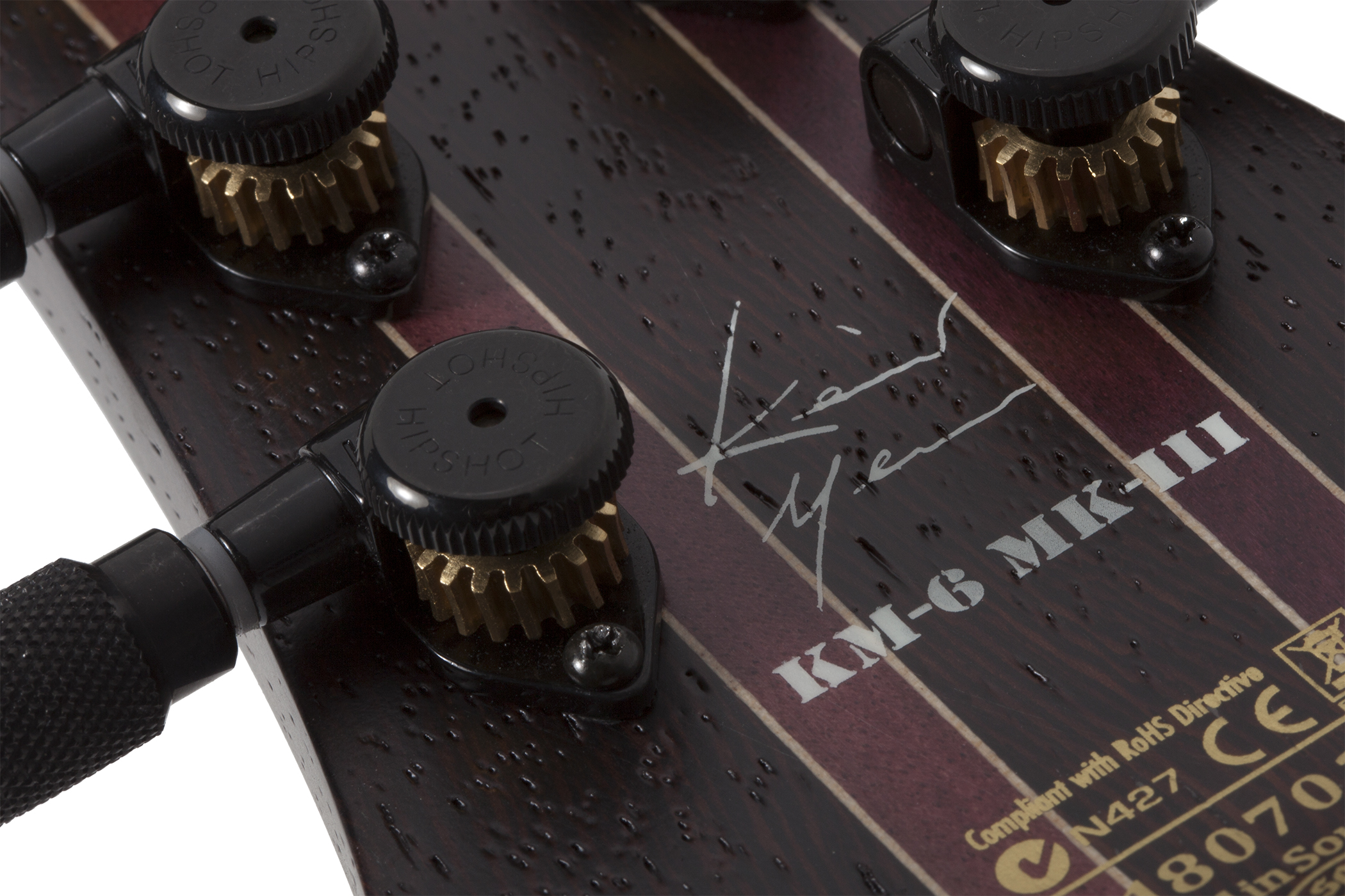 Schecter Keith Merrow Km-6 Mk-iii Artist Signature 2h Ht Eb - Trans Black Burst - Guitarra eléctrica de doble corte - Variation 5