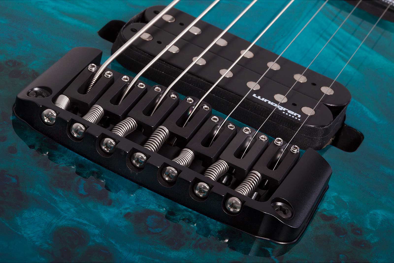 Schecter Keith Merrow Km7 Mkiii Pro Usa 7c 2h Eb - Lagoon Fade - Guitarra electrica metalica - Variation 4