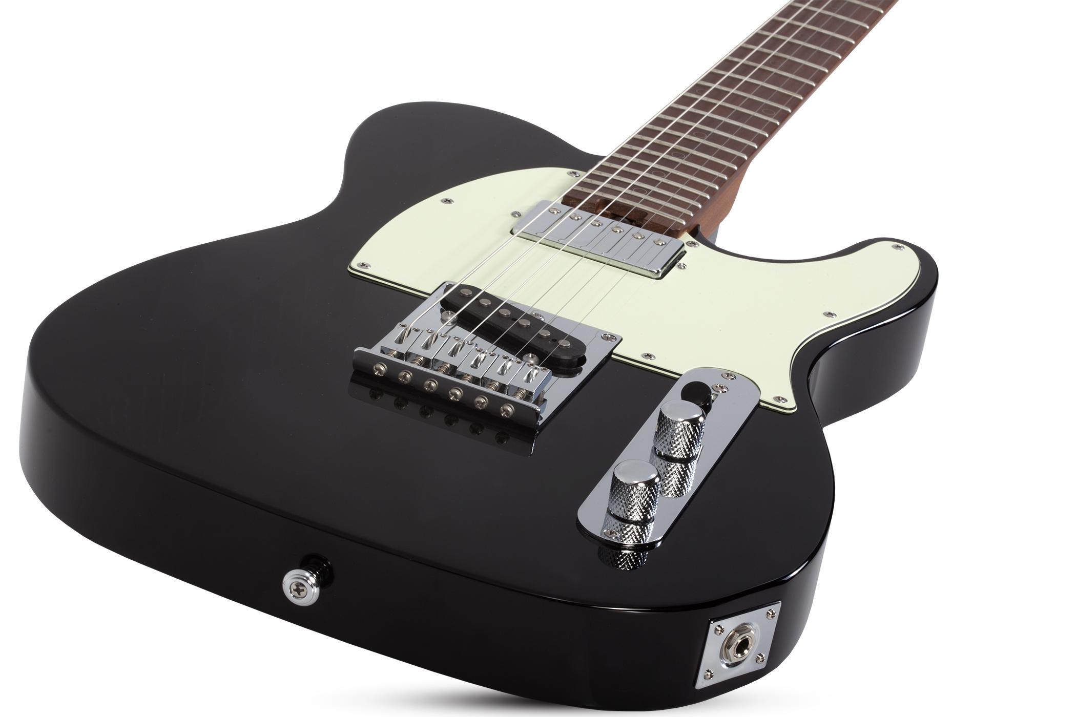 Schecter Nick Johnston Pt Signature Sh Ht Mn - Atomic Ink - Guitarra eléctrica con forma de tel - Variation 1