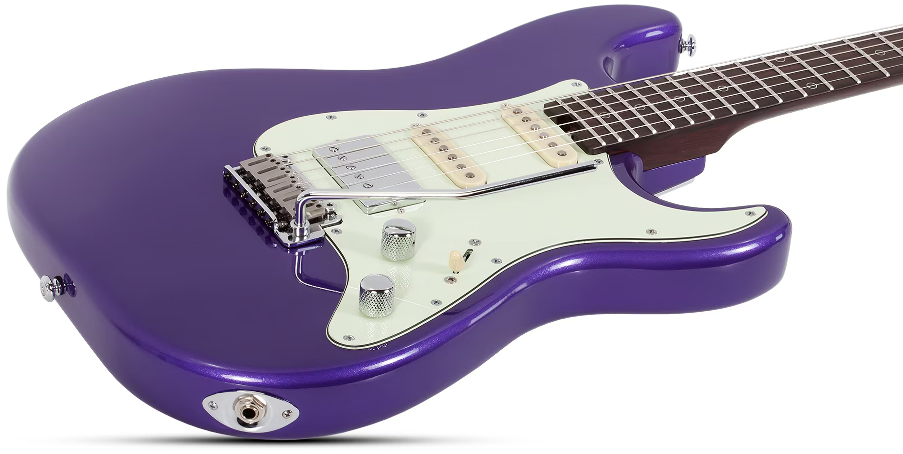 Schecter Nick Johnston Traditional 10th Ann. Signature Hss Trem Eb - Atomic Violet - Guitarra eléctrica con forma de str. - Variation 1
