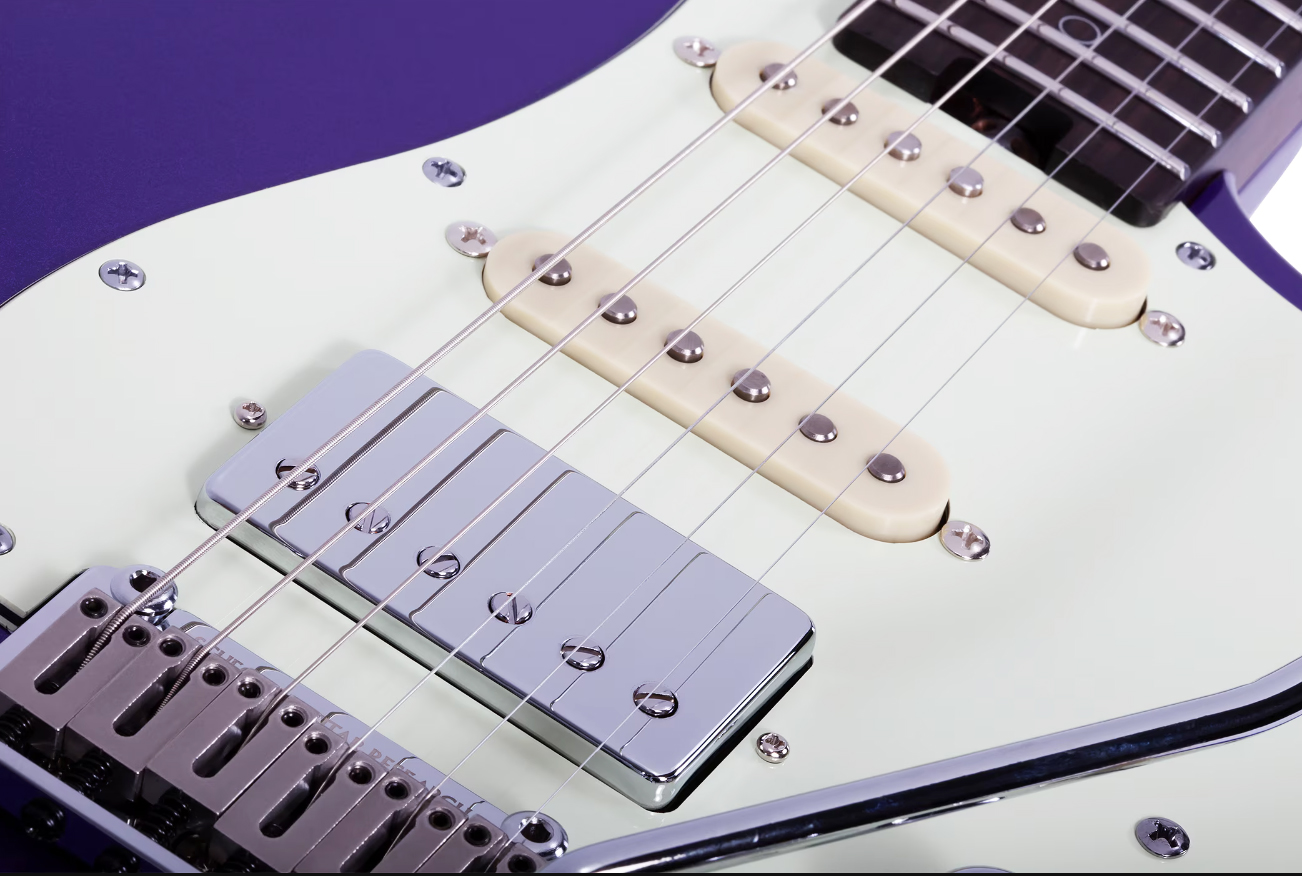 Schecter Nick Johnston Traditional 10th Ann. Signature Hss Trem Eb - Atomic Violet - Guitarra eléctrica con forma de str. - Variation 3