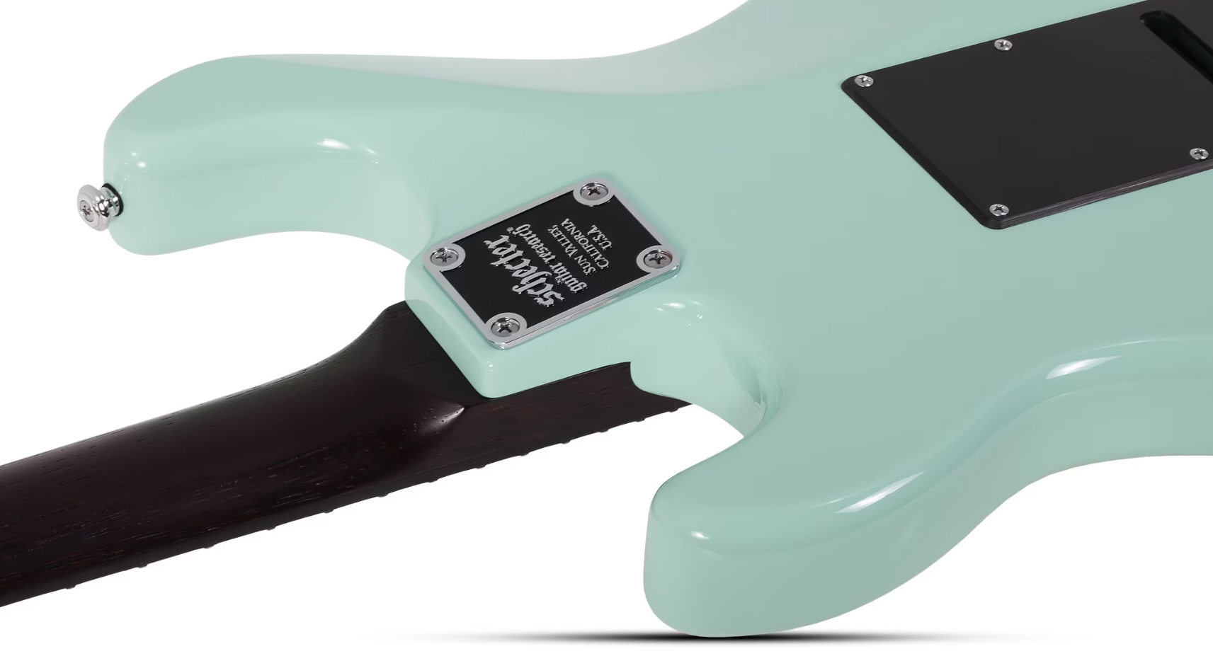 Schecter Nick Johnston Traditional 10th Ann. Signature Hss Trem Eb - Atomic Green - Guitarra eléctrica con forma de str. - Variation 6