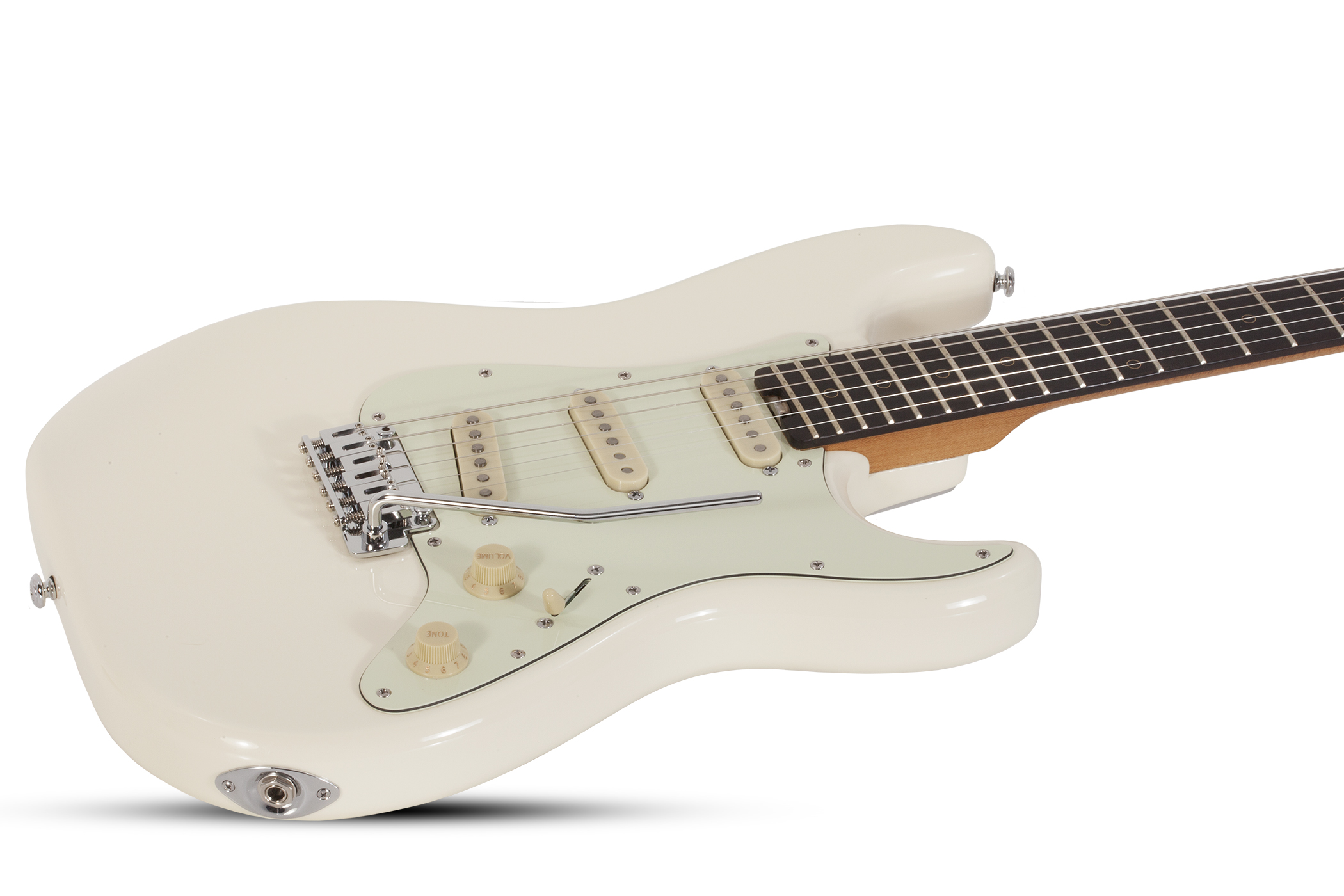 Schecter Nick Johnston Traditional Signature 3s Trem Eb - Atomic Snow - Guitarra eléctrica con forma de str. - Variation 1