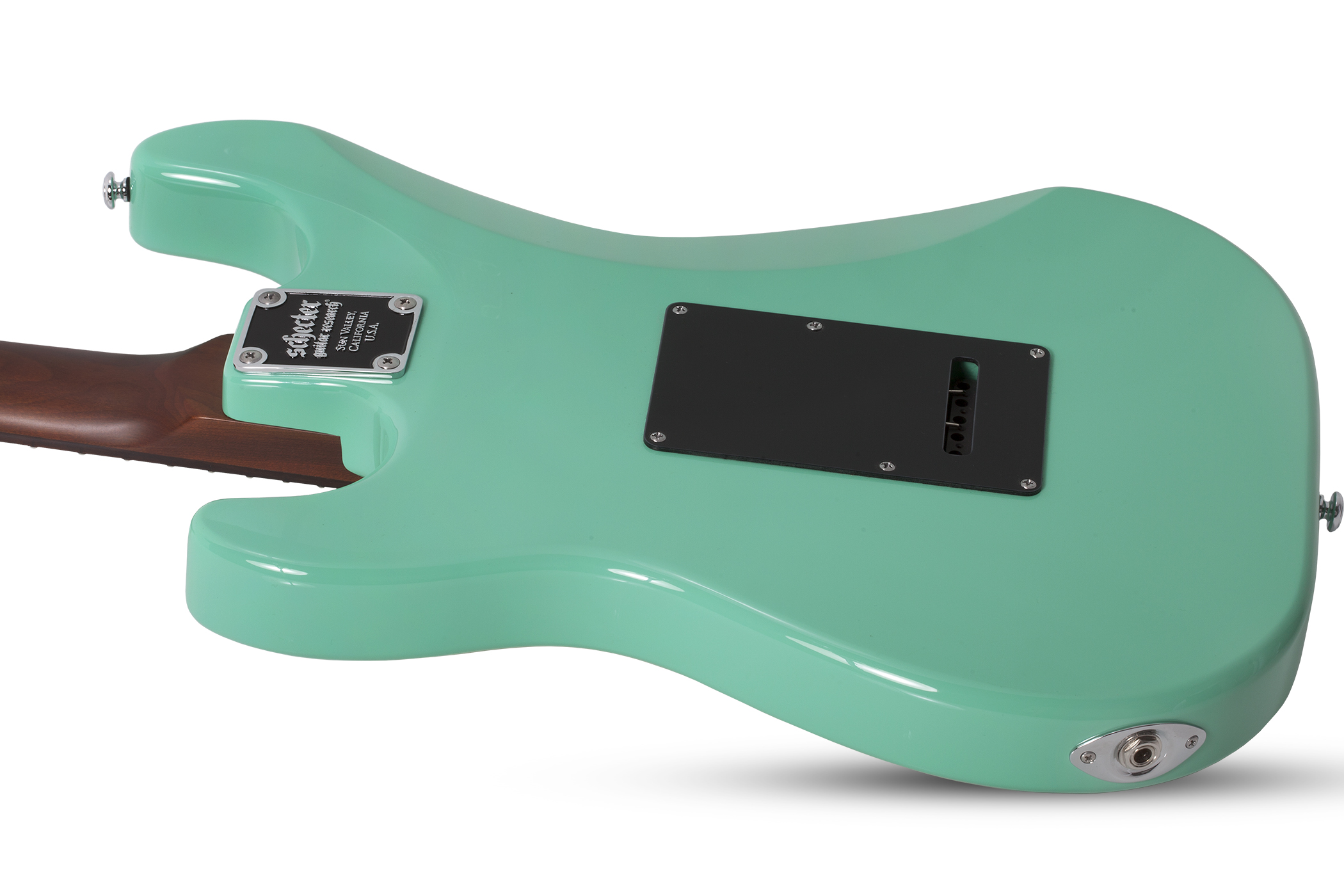 Schecter Nick Johnston Traditional Signature 3s Trem Eb - Atomic Green - Guitarra eléctrica con forma de str. - Variation 2