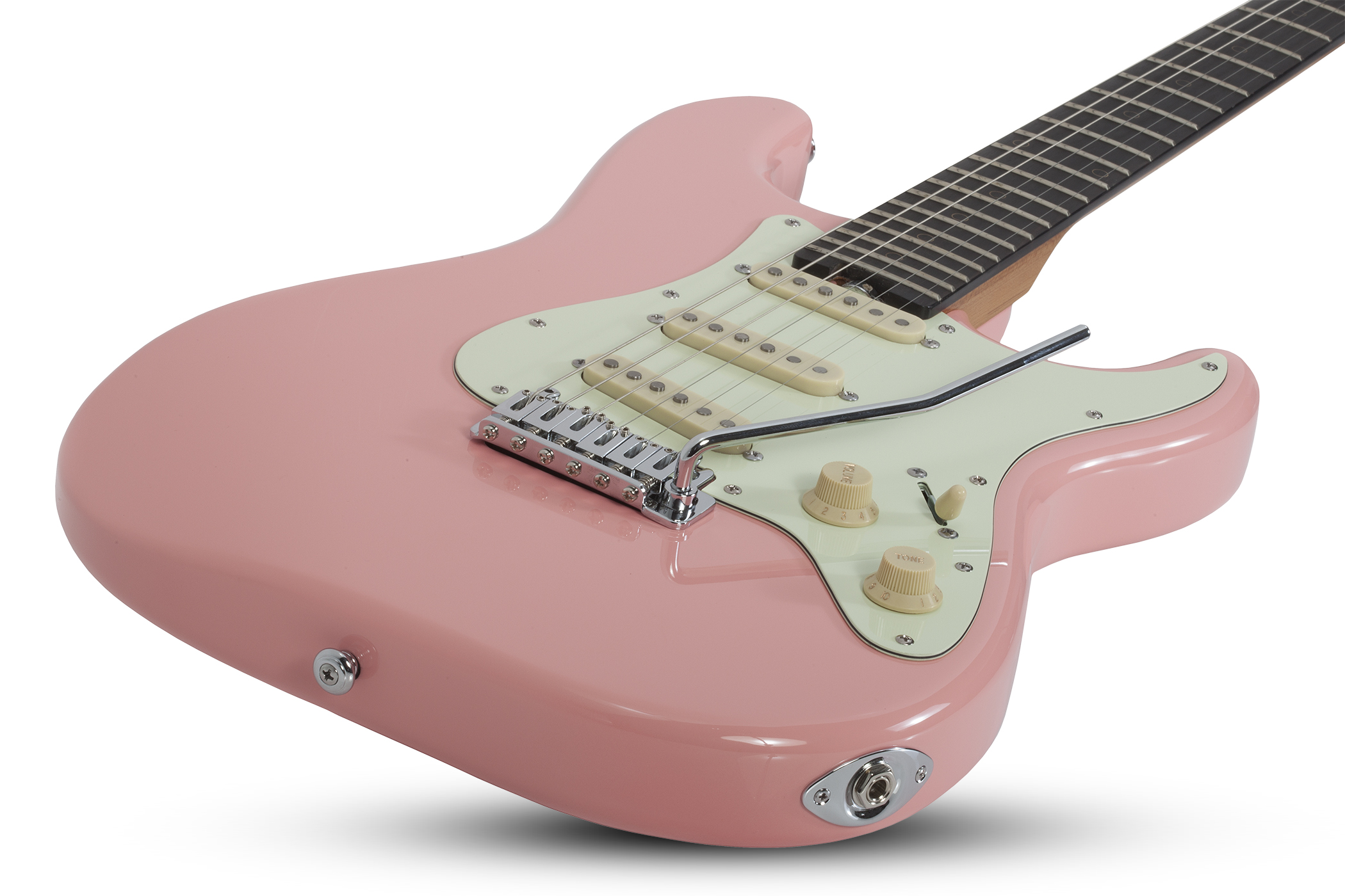 Schecter Nick Johnston Traditional Signature 3s Trem Eb - Atomic Coral - Guitarra eléctrica con forma de str. - Variation 2