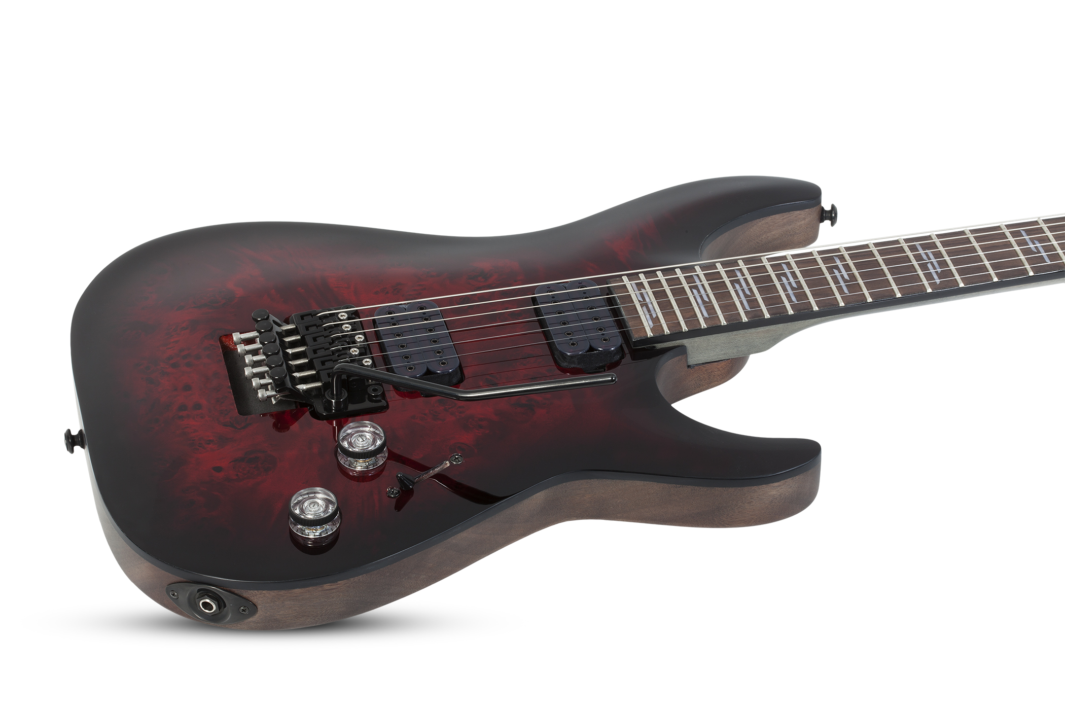 Schecter Omen Elite-6 Fr 2h Rw - Black Cherry Burst - Guitarra eléctrica con forma de str. - Variation 1