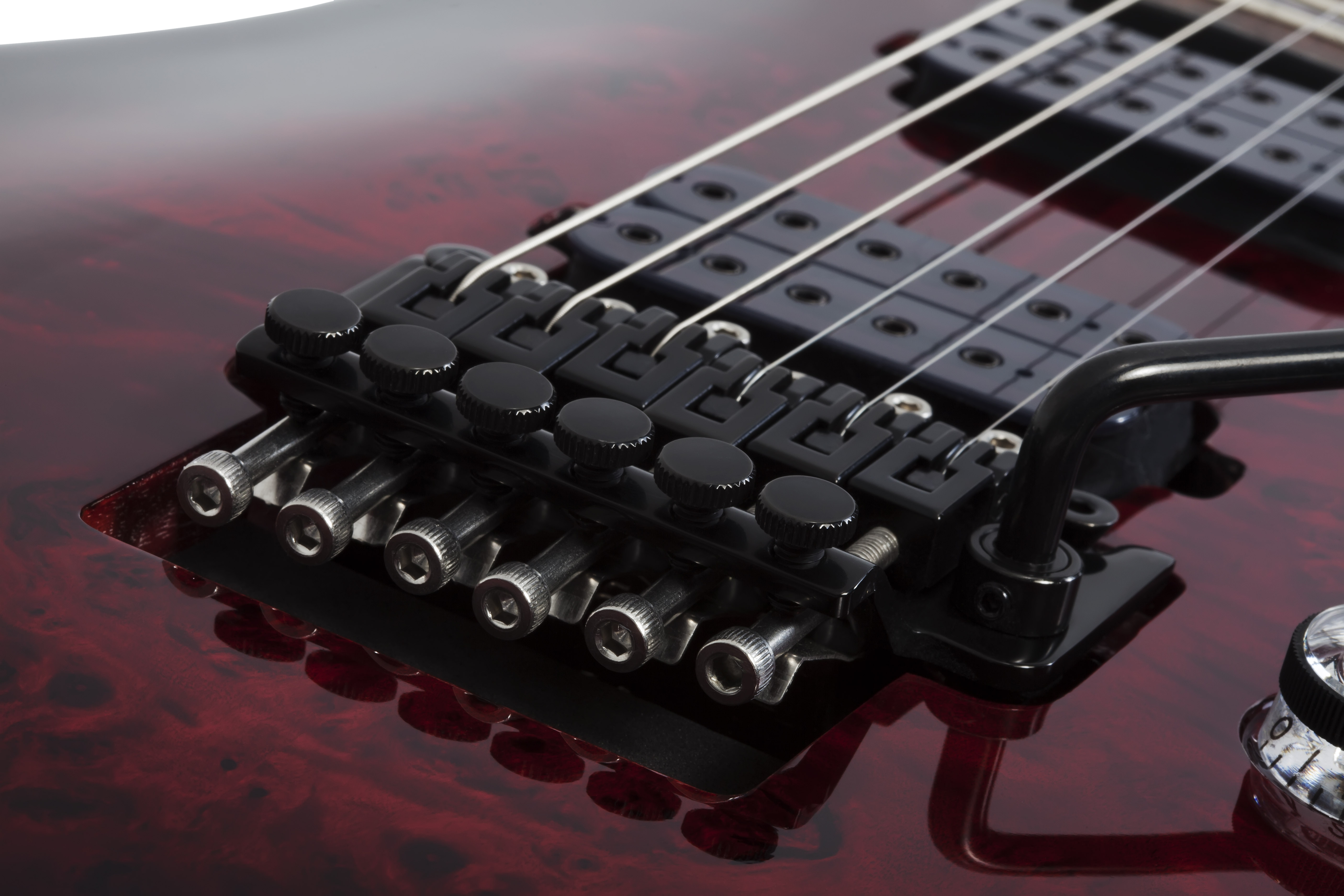 Schecter Omen Elite-6 Fr 2h Rw - Black Cherry Burst - Guitarra eléctrica con forma de str. - Variation 3