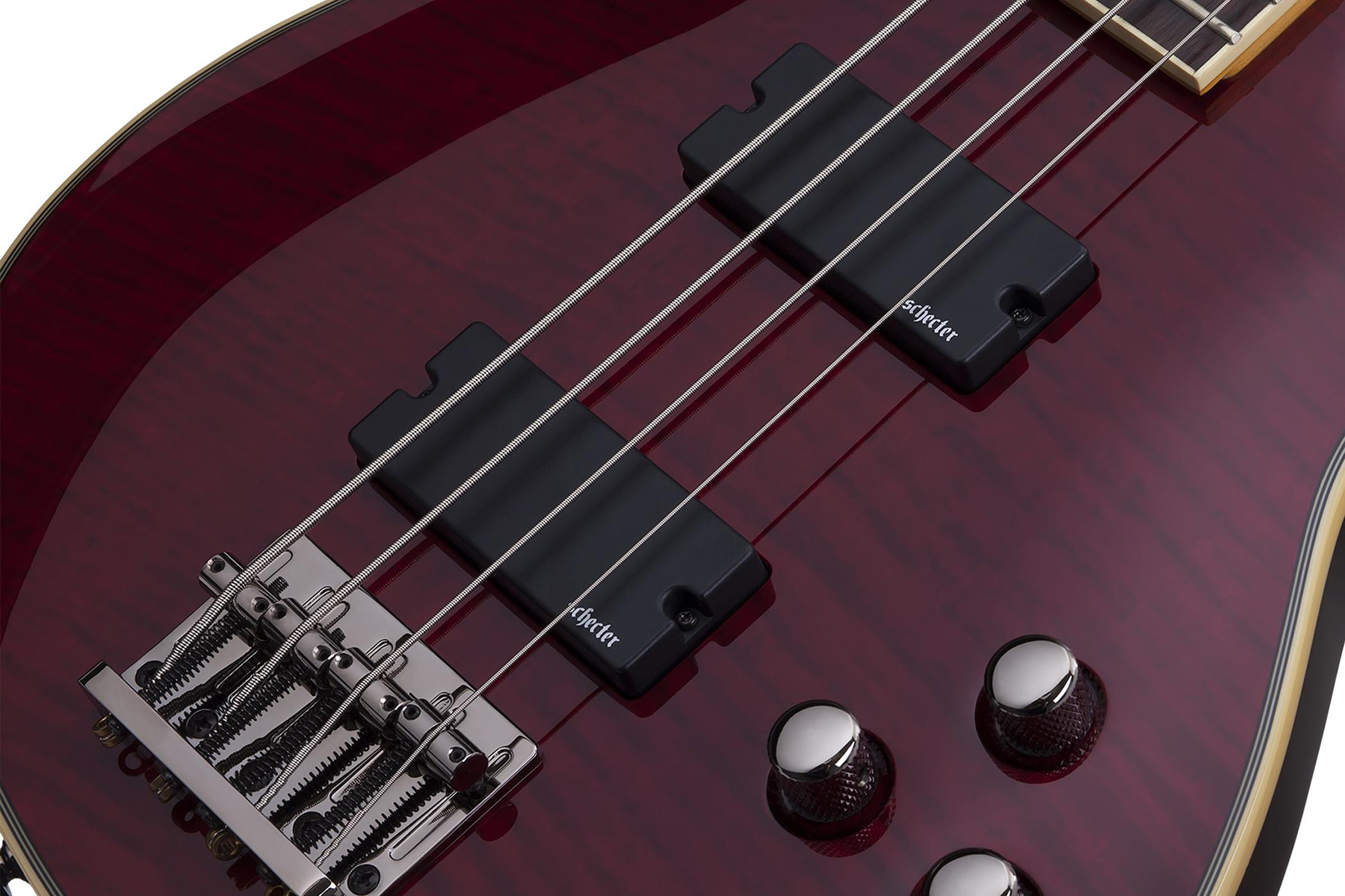 Schecter Omen Extreme-4 Active Rw - Black Cherry - Bajo eléctrico de cuerpo sólido - Variation 4