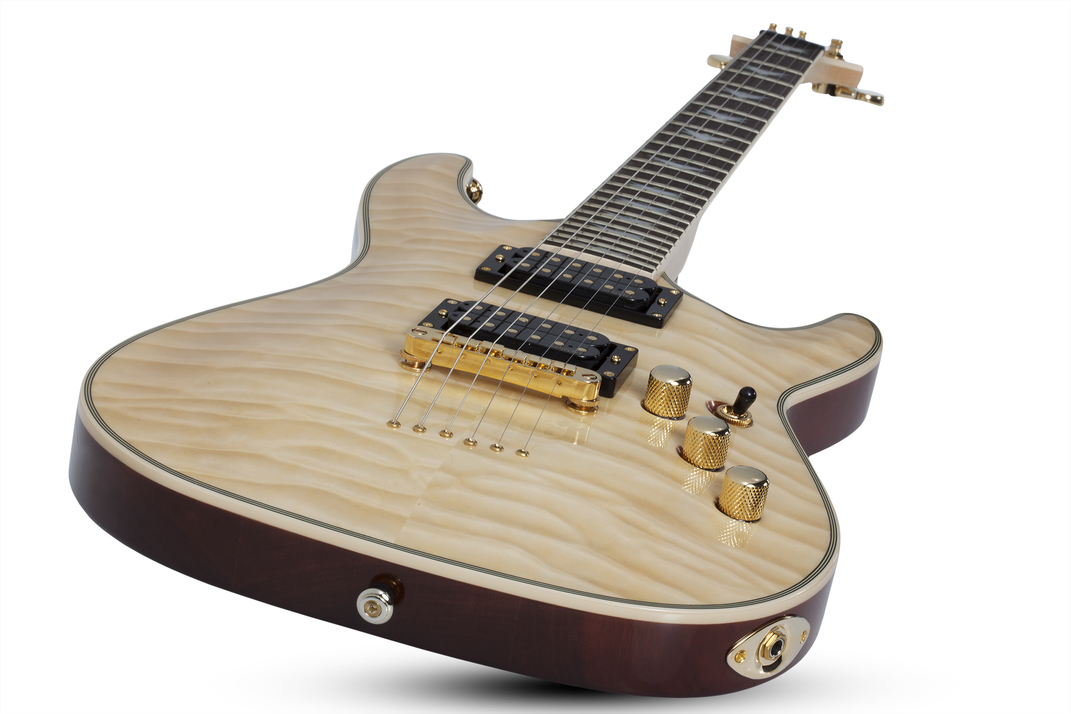 Schecter Omen Extreme-6 2h  Ht Rw - Gloss Natural - Guitarra eléctrica con forma de str. - Variation 1