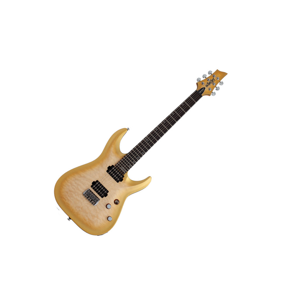 Schecter Omen Extreme Ii 2h Ht Eb - Gold Rush - Guitarra eléctrica con forma de str. - Variation 1