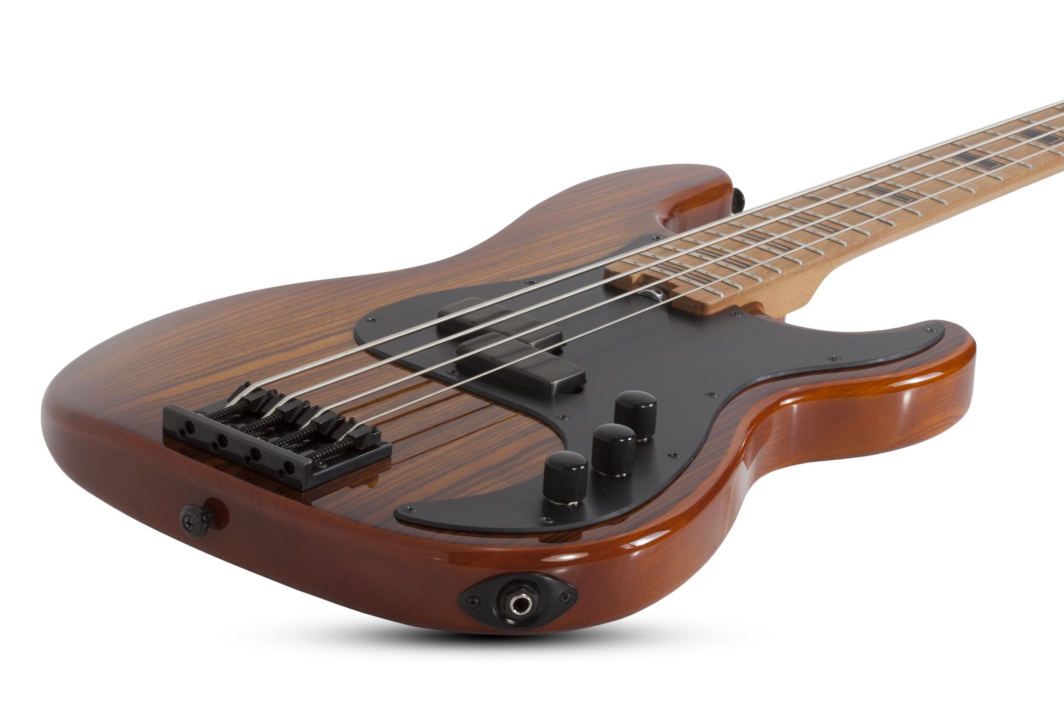 Schecter P-4 Exotic Active Emg Mn - Faded Vintage Sunburst - Bajo eléctrico de cuerpo sólido - Variation 1