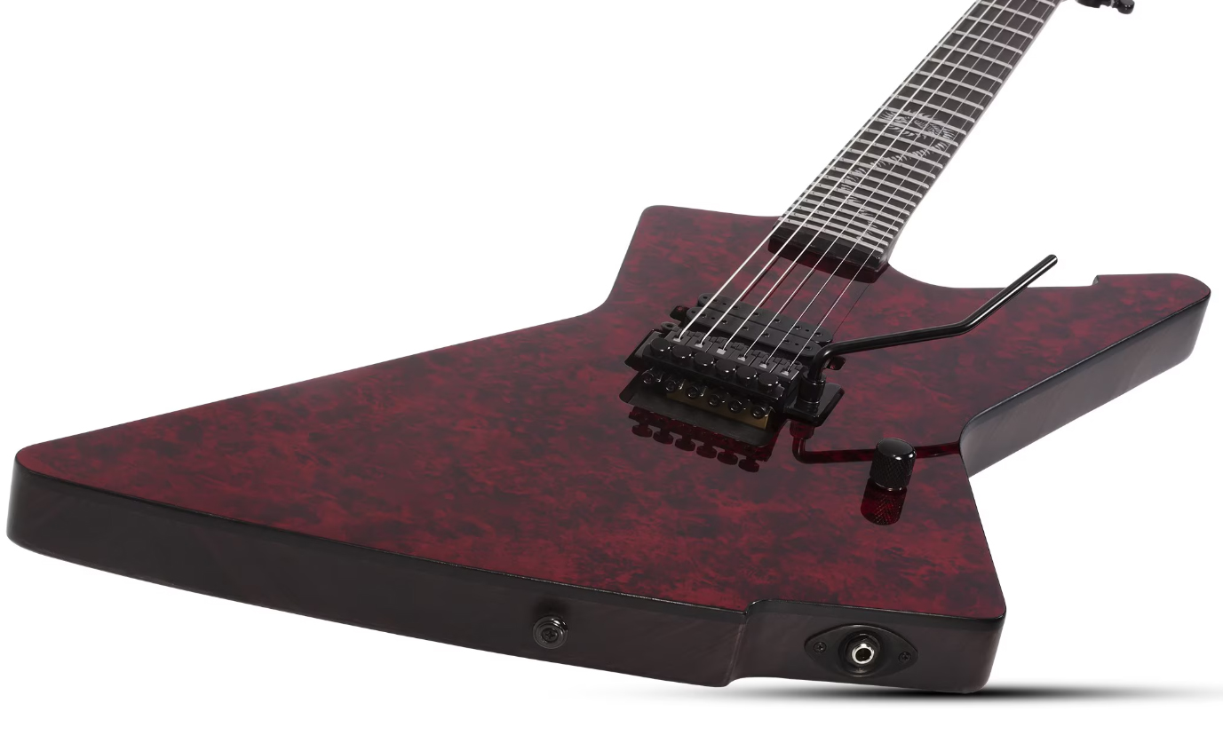 Schecter Patrick Kennison E1 Fr Apocrypha Signature 1h Eb - Red Reign - Guitarra eléctrica de autor - Variation 1