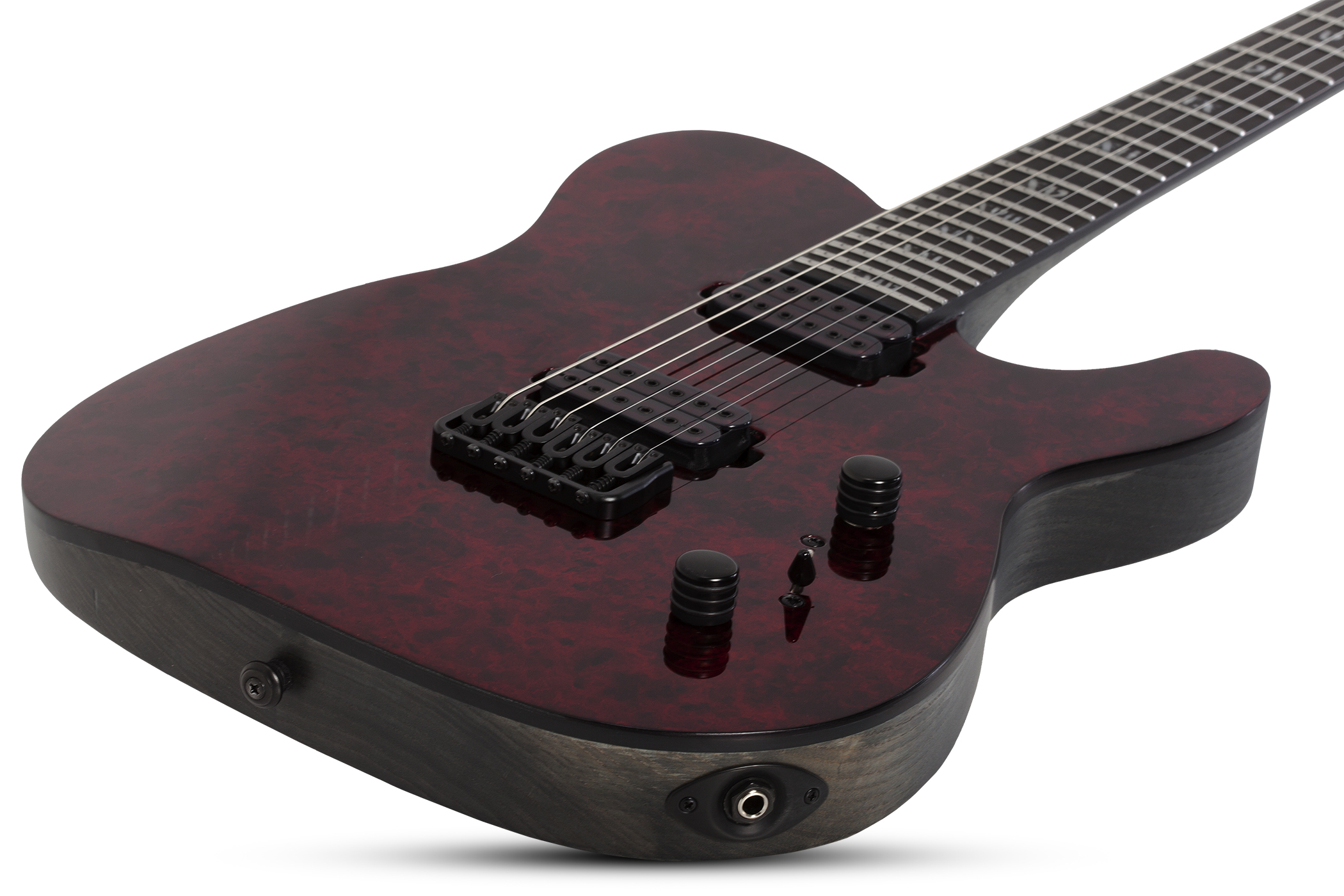 Schecter Pt Apocalypse 2h Ht Eb - Red Reign - Guitarra eléctrica con forma de tel - Variation 1