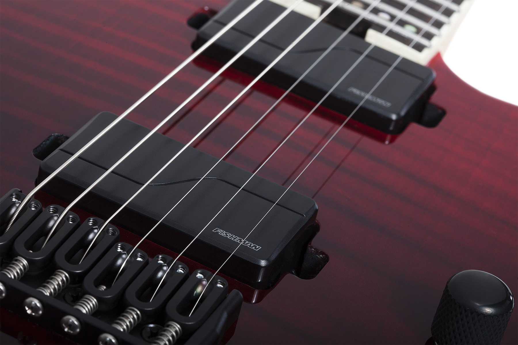 Schecter Pt Sls Elite 2h Fishman Fluence Modern Ht Eb - Blood Burst - Guitarra eléctrica con forma de tel - Variation 2
