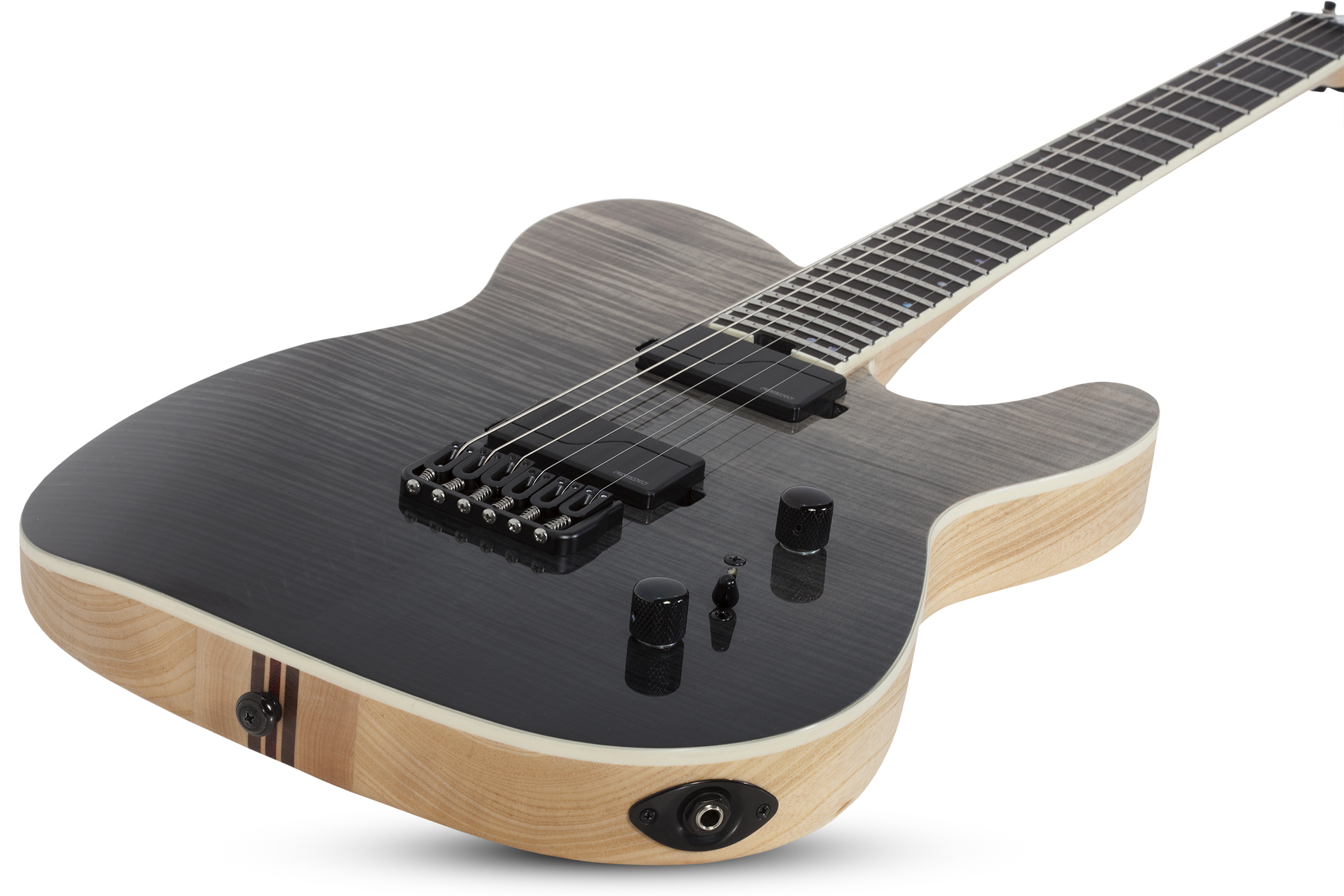 Schecter Pt Sls Elite 2h Fishman Fluence Modern Ht Eb - Black Fade Burst - Guitarra eléctrica con forma de tel - Variation 1