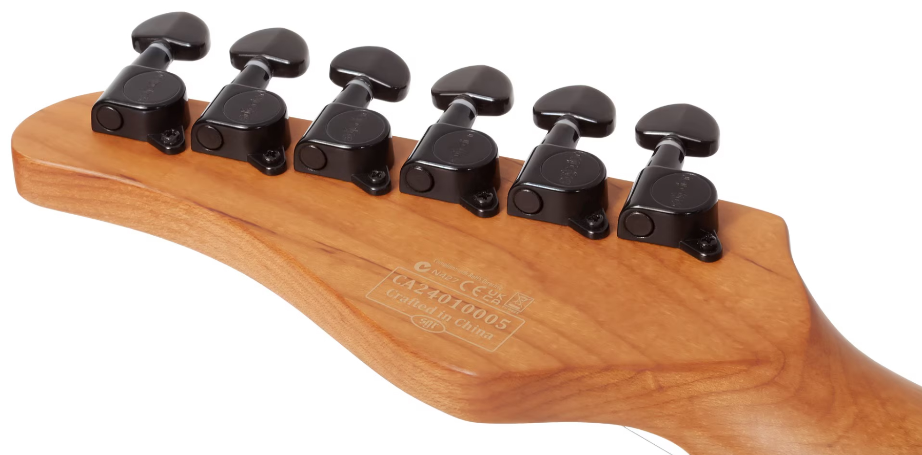 Schecter Pt Standard 2h Ht Rw - Purple Burst Burl - Guitarra eléctrica con forma de tel - Variation 6