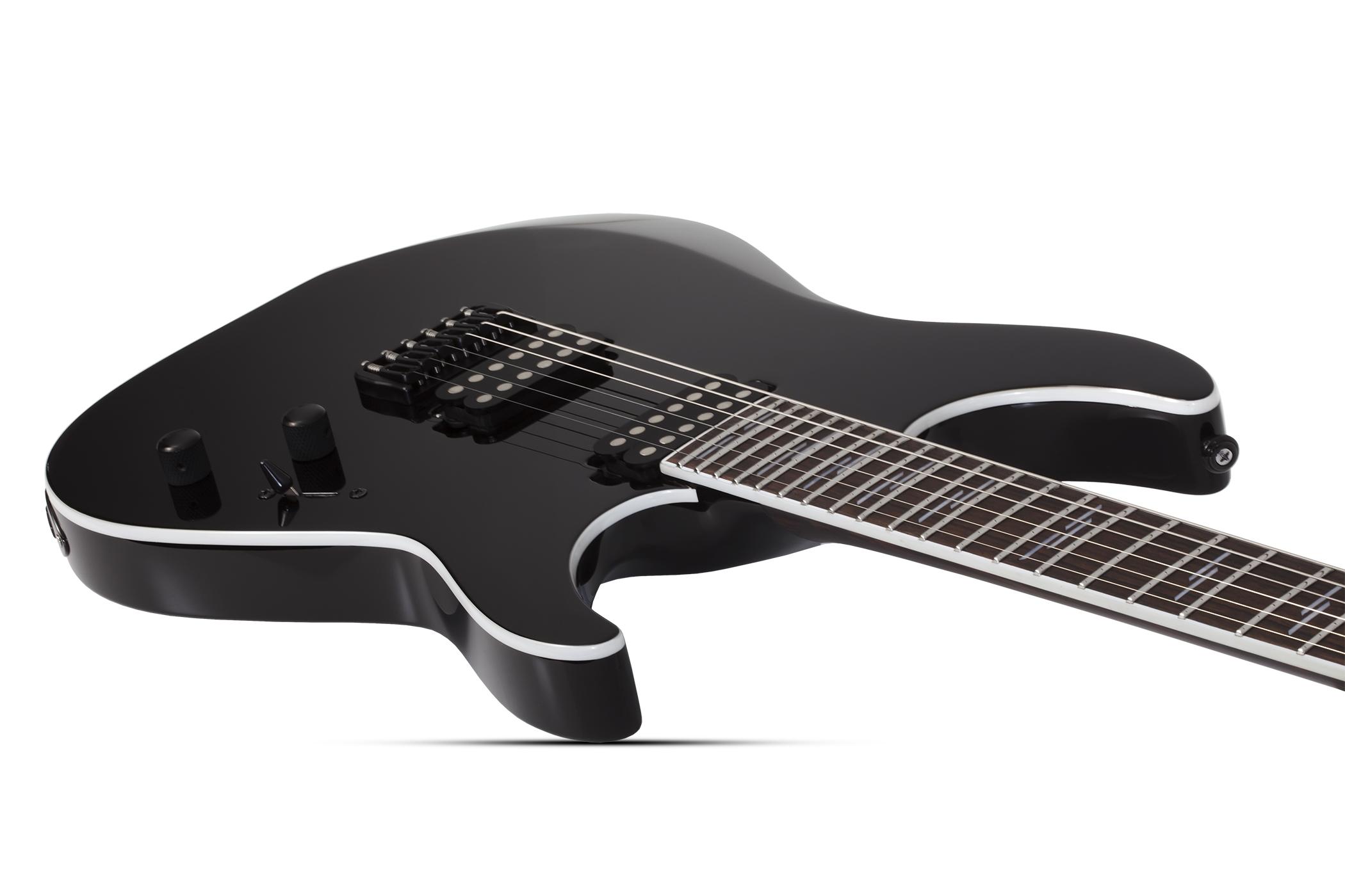 Schecter Reaper-6 Custom 2h Ht Eb - Black - Guitarra eléctrica con forma de str. - Variation 2