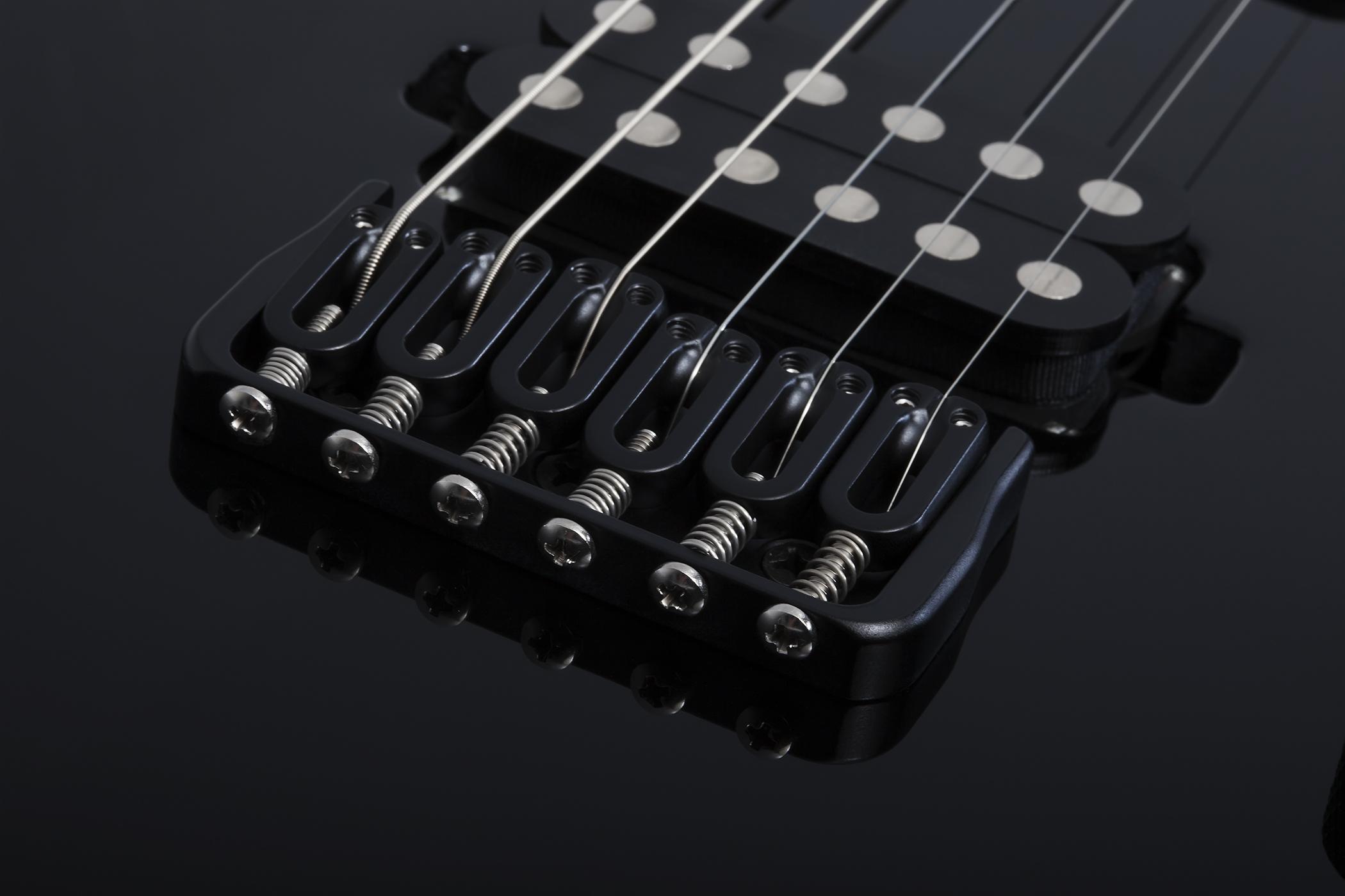 Schecter Reaper-6 Custom 2h Ht Eb - Black - Guitarra eléctrica con forma de str. - Variation 5