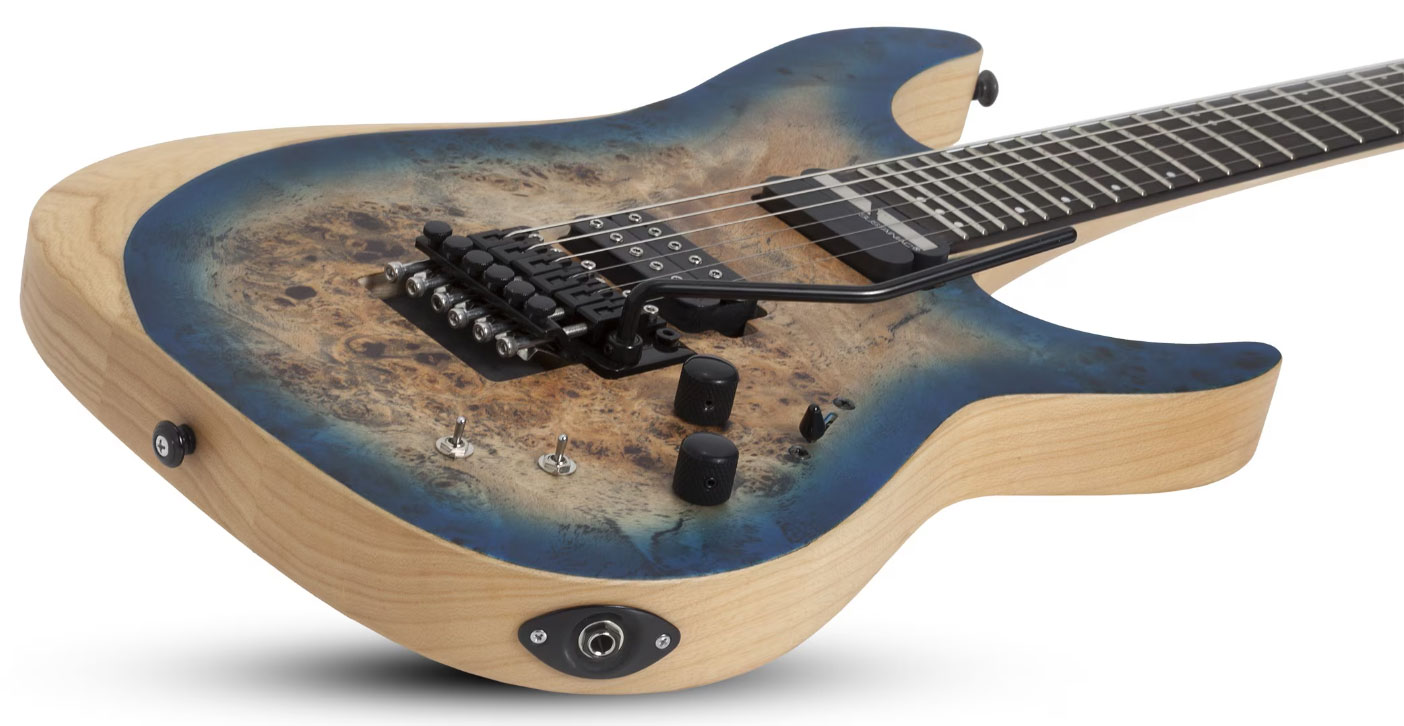 Schecter Reaper-6 Fr S 2h Sustainiac Eb - Satin Sky Burst - Guitarra eléctrica con forma de str. - Variation 1