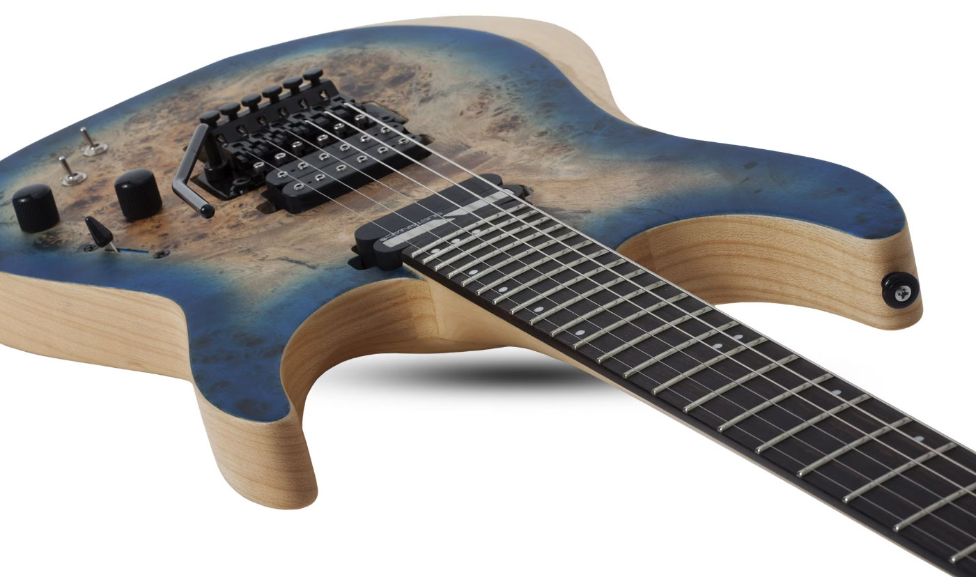 Schecter Reaper-6 Fr S 2h Sustainiac Eb - Satin Sky Burst - Guitarra eléctrica con forma de str. - Variation 3