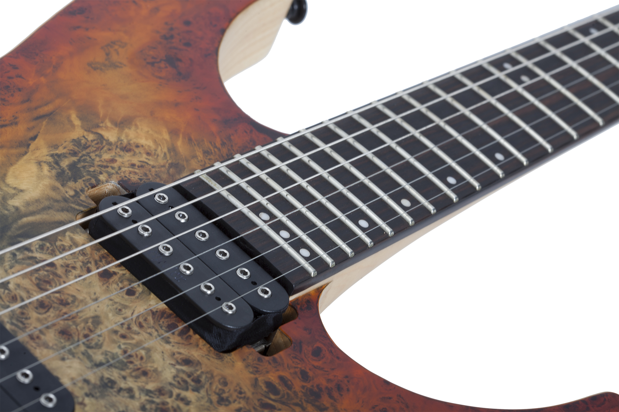 Schecter Reaper-6 2h Ht Eb - Satin Inferno Burst - Guitarra eléctrica con forma de str. - Variation 3