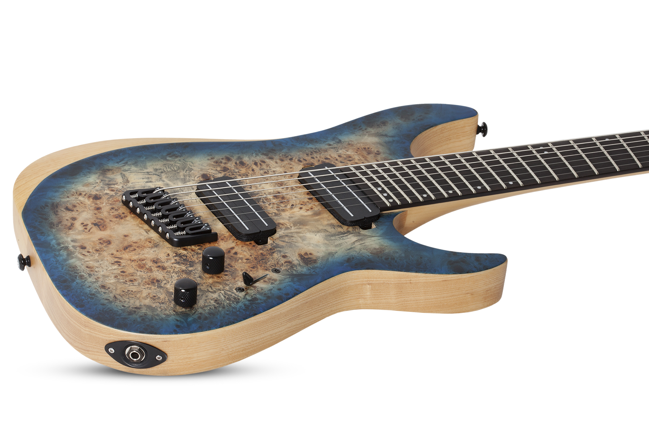 Schecter Reaper 7c Multiscale 2h Ht Eb - Satin Sky Burst - Multi-Scale Guitar - Variation 1