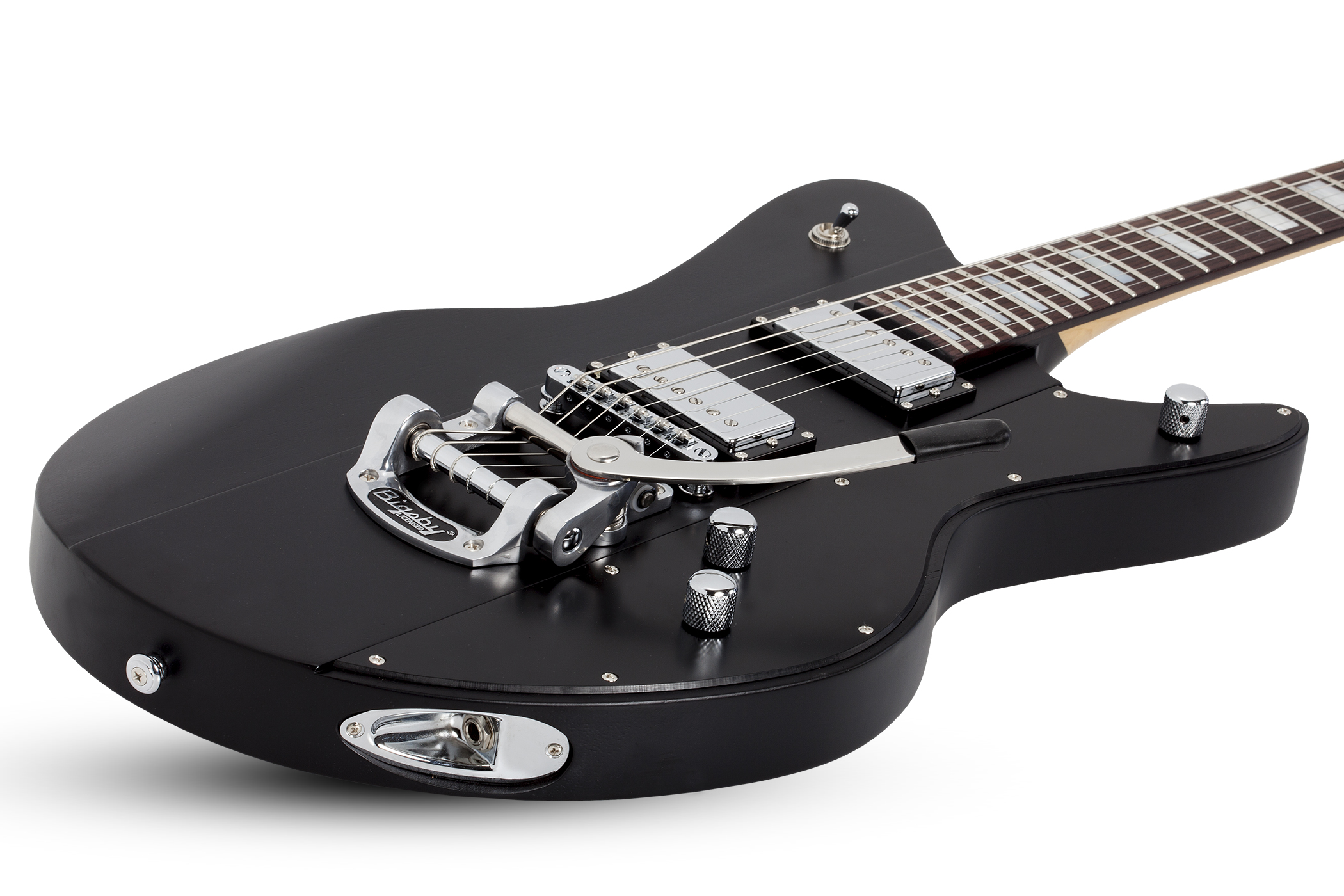 Schecter Robert Smith Ultra Cure Signature 2h Trem Bigsby Rw - Black Pearl - Guitarra eléctrica de autor - Variation 1