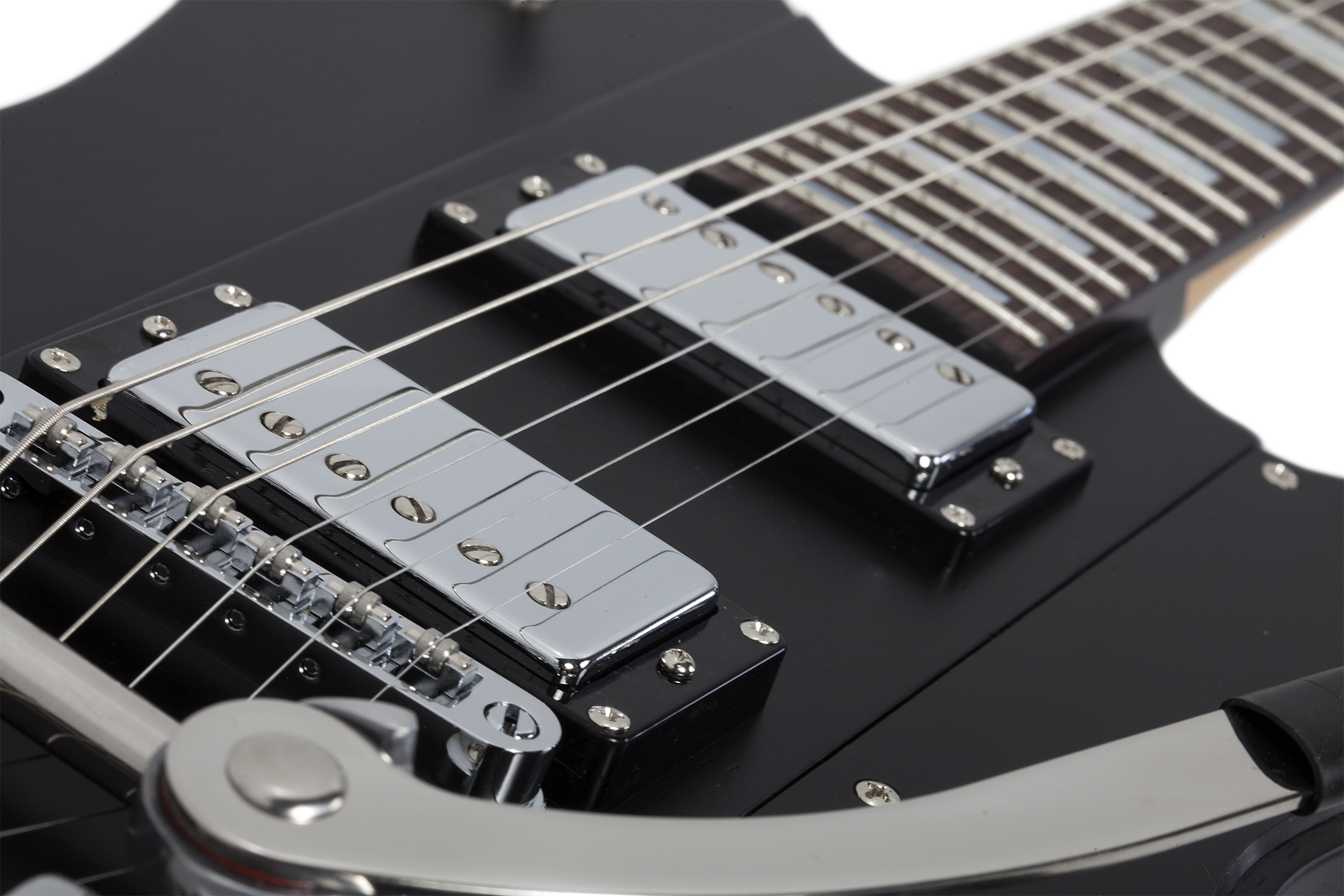 Schecter Robert Smith Ultra Cure Signature 2h Trem Bigsby Rw - Black Pearl - Guitarra eléctrica de autor - Variation 3