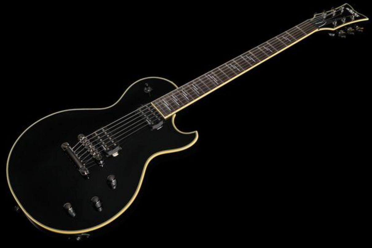 Schecter Solo-ii Blackjack 2h Lundgren Ht Eb - Black - Guitarra eléctrica de corte único. - Variation 1