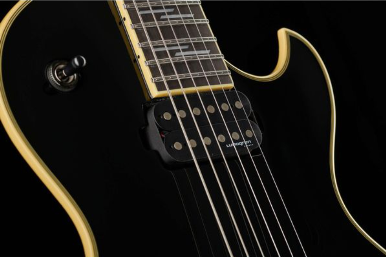 Schecter Solo-ii Blackjack 2h Lundgren Ht Eb - Black - Guitarra eléctrica de corte único. - Variation 3