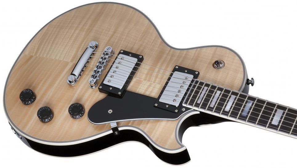 Schecter Solo-ii Custom 2h Ht Eb - Natural Gloss - Guitarra eléctrica de corte único. - Variation 1