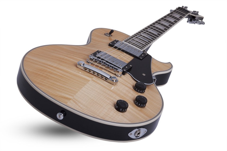 Schecter Solo-ii Custom 2h Ht Eb - Natural Gloss - Guitarra eléctrica de corte único. - Variation 2
